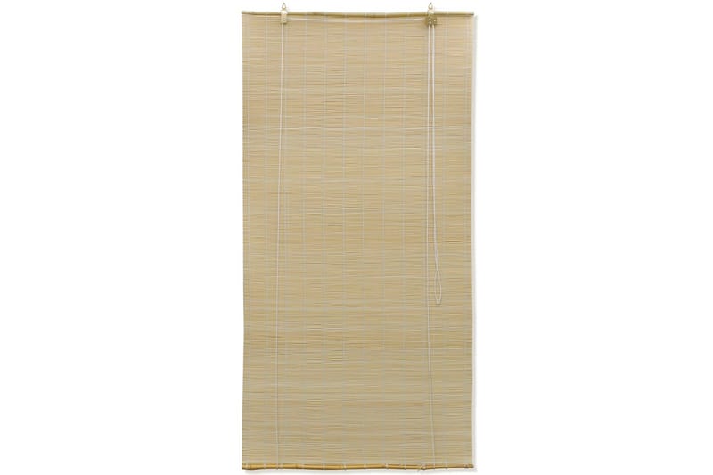 Rullegardiner naturlig bambus 100x160 cm - Beige - Tekstiler - Gardiner - Rullegardin