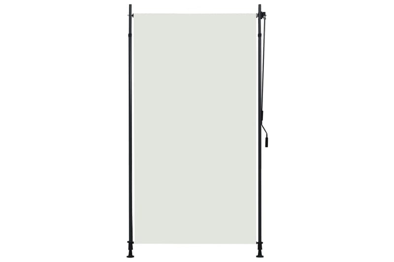 Utendørs rullegardin 120x270 cm kremhvit - Krem - Tekstiler - Gardiner - Rullegardin