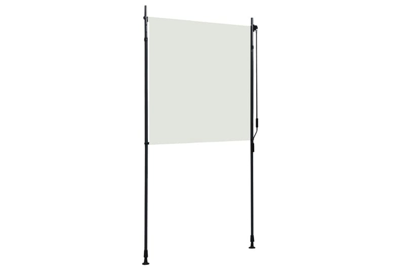 Utendørs rullegardin 120x270 cm kremhvit - Krem - Tekstiler - Gardiner - Rullegardin