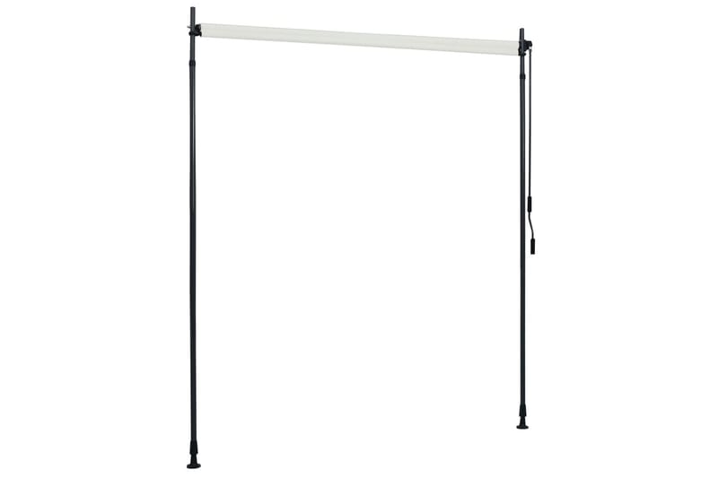 Utendørs rullegardin 200x270 cm kremhvit - Krem - Tekstiler - Gardiner - Rullegardin