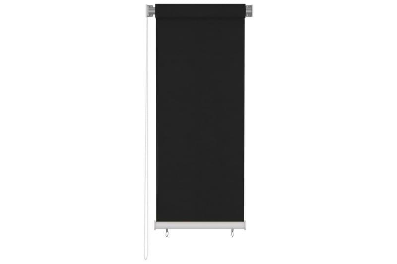 Utendørs rullegardin 60x140 cm svart - Svart - Tekstiler - Gardiner - Rullegardin