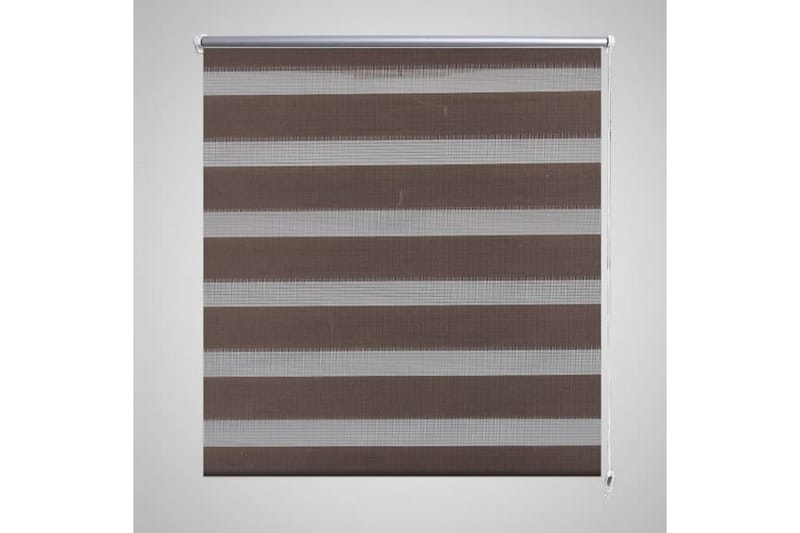 Zebra Gardiner 40 x 100 cm Kaffe Farge - Brun/Transparent - Tekstiler - Gardiner - Rullegardin