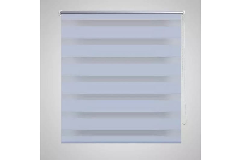 Zebra Gardiner 50 x 100 cm Hvit - Hvit/Transparent - Tekstiler - Gardiner - Rullegardin