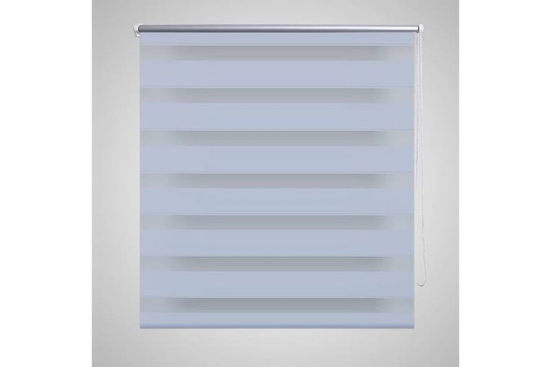 Zebra Gardiner 80 x 150 cm Hvit - Hvit/Transparent - Tekstiler - Gardiner - Rullegardin