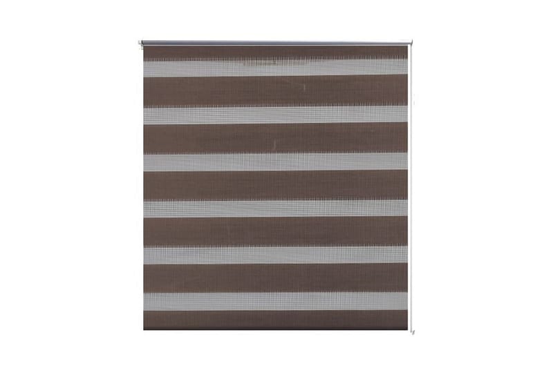 Zebra Rullegardin 60 x 120 cm Kaffe Farge - Brun/Transparent - Rullegardin