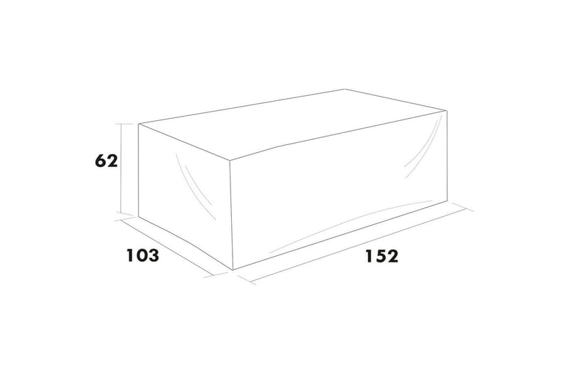 Møbelbeskyttelse sofa Hillerstorp Kungshult 2-seter Svart - Tekstiler - Møbelstoff - Møbeltrekk