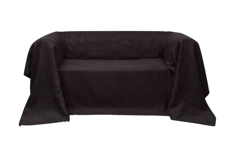 Mikro-semsket sofa overtrekk brun 210 x 280 cm - Brun - Sofatrekk - Møbeltrekk