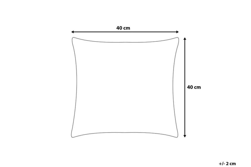 Navalacruz Hagepute 2-pk 40x40 cm - Gul - Tekstiler - Pute & pledd - Hagepute