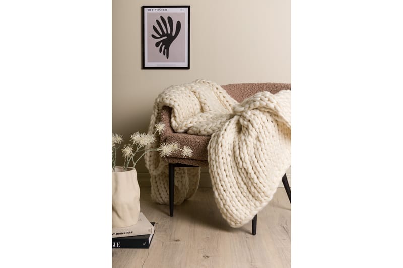 Kate Pledd 130x170 cm - Beige - Tekstiler - Pute & pledd - Tepper & pledd