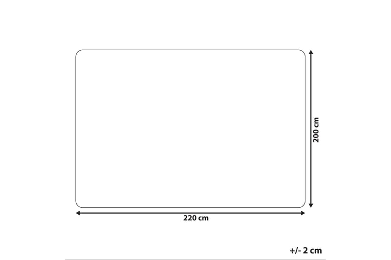 Pledd 200 x 220 cm brun DELICE - Brun - Tekstiler - Pute & pledd - Tepper & pledd