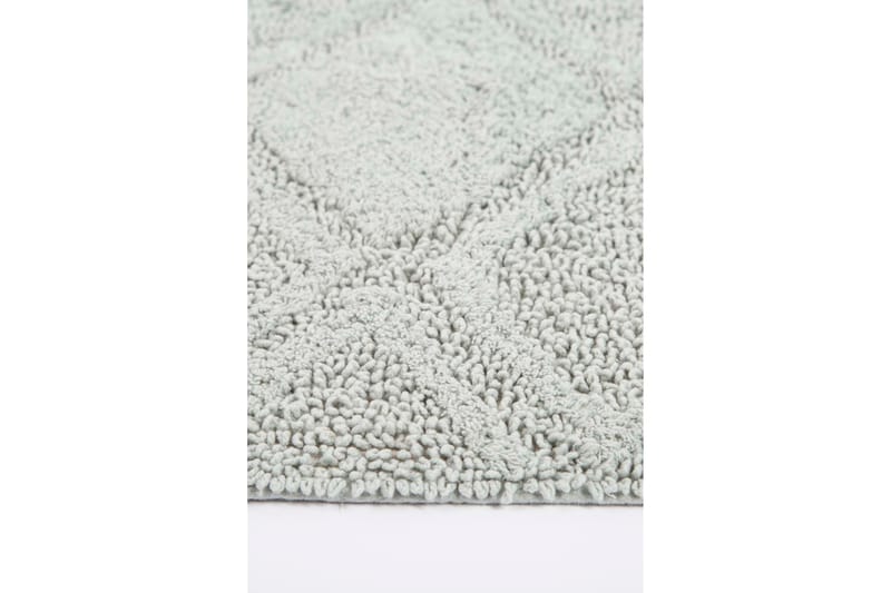 Nausad Baderomsmatte 60x90 cm Rektangulær - Mint - Baderomsmatte - Gummiert tepper - Små tepper - Mønstrede tepper - Store tepper - Håndvevde tepper