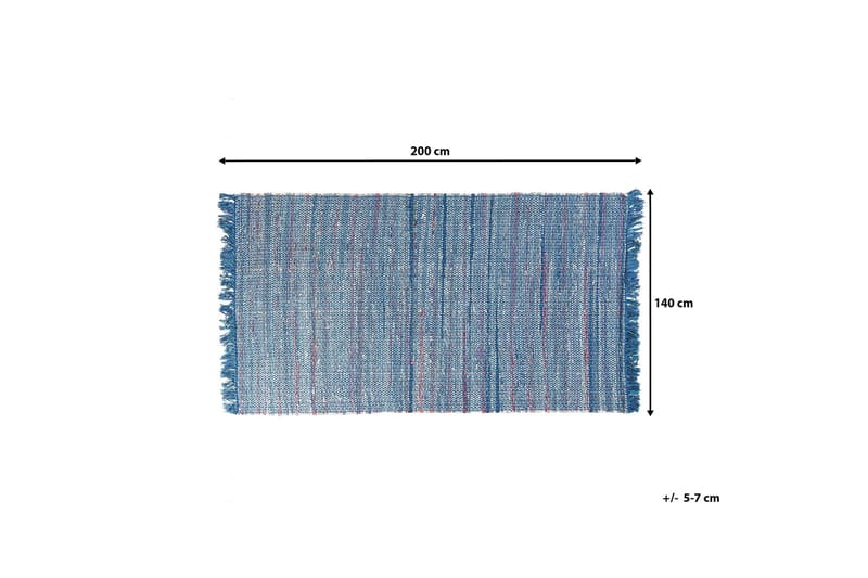 Besni Matte 140x200 cm - Blå - Tekstiler - Tepper & Matter