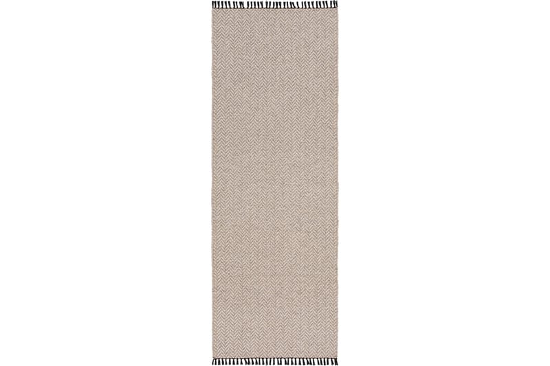 Colette Flattvevd Teppe 150x150 cm Kvadratisk - Beige - Tekstiler - Tepper & Matter - Flatvevde tepper