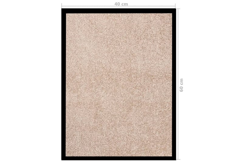 Dørmatte beige 40x60 cm - Beige - Tekstiler - Tepper & Matter - Hall matte