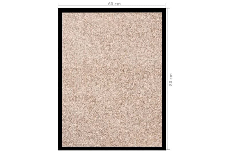 Dørmatte beige 60x80 cm - Beige - Tekstiler - Tepper & Matter - Hall matte