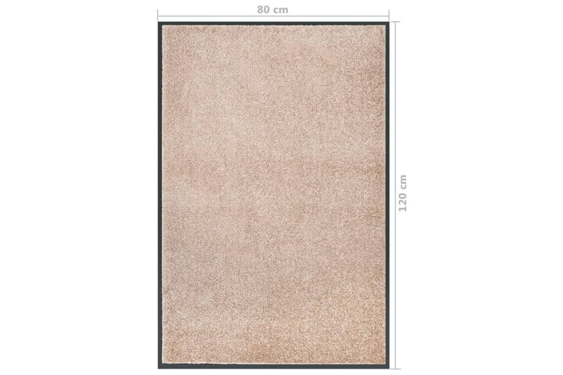 Dørmatte beige 80x120 cm - Beige - Tekstiler - Tepper & Matter - Hall matte