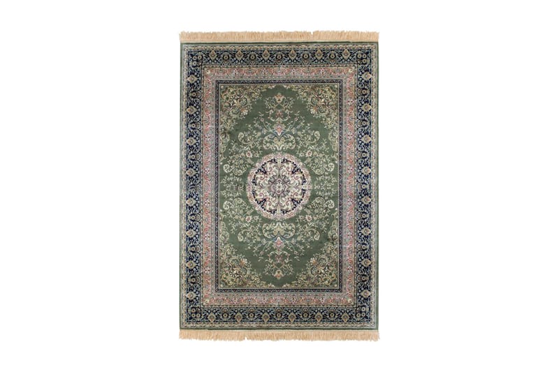 Casablanca Orientalisk Matte 240x330 Viskose - Grønn - Tekstiler - Tepper & Matter - Orientalske tepper - Persisk matte