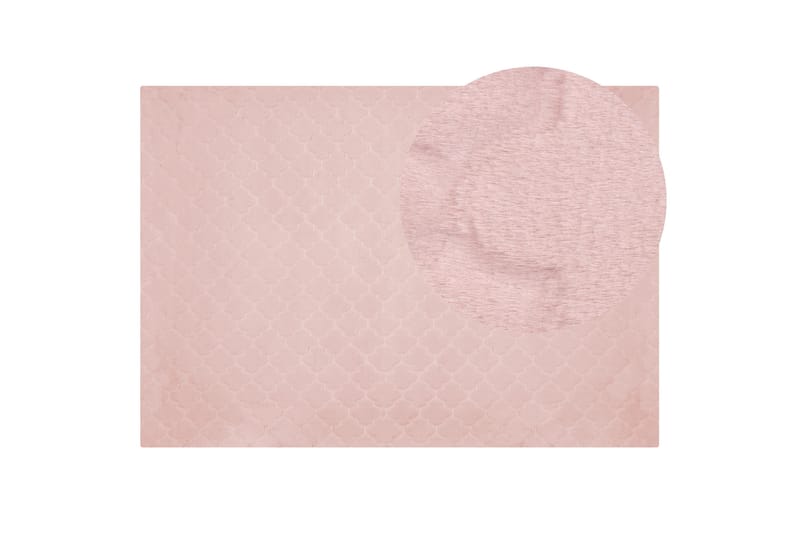 Gharo Skinnteppe 160x230 cm - Rosa - Skinn & pelstepper