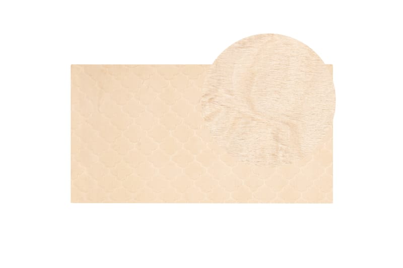 Gharo Skinnteppe 80x150 cm - Beige - Skinn & pelstepper