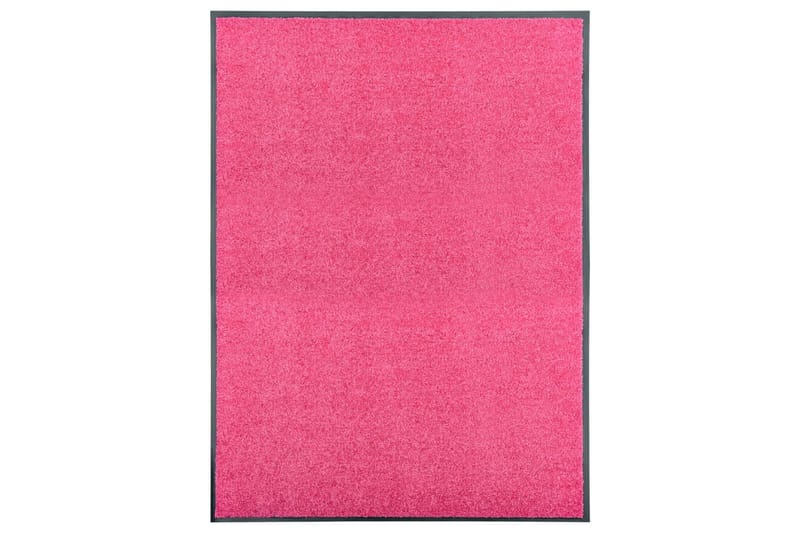 Dørmatte vaskbar rosa 90x120 cm - Rosa - Tekstiler - Tepper & Matter - Hall matte