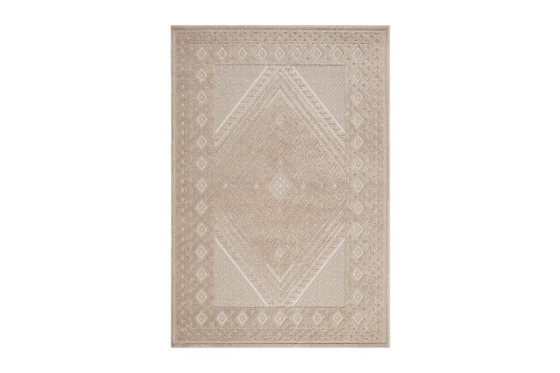 Hampton Flatvevd teppe 160x230 cm Rektangulær - Beige - Tekstiler - Tepper & Matter - Flatvevde tepper