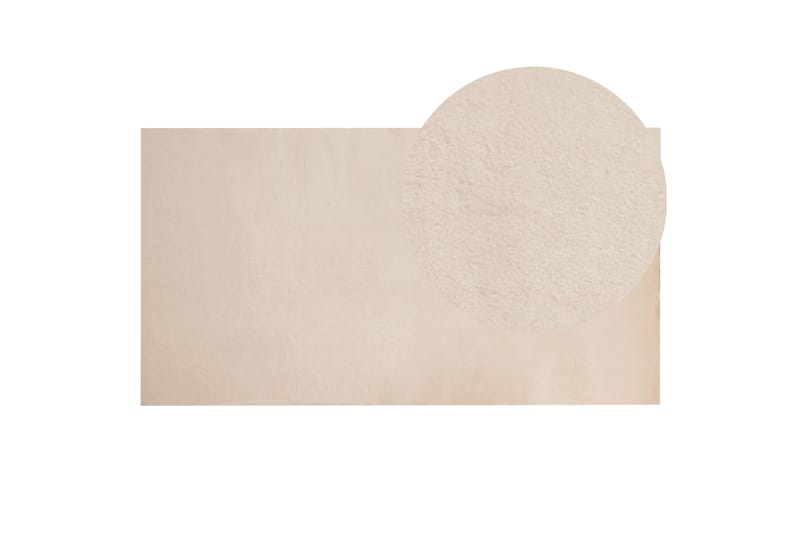 Mirpur Skinnteppe 80x150 cm - Beige - Skinn & pelstepper