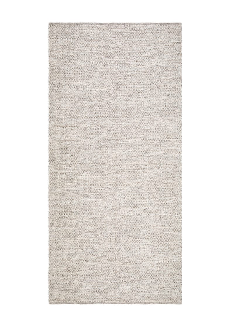 Varberg Løper 75x230 cm Rektangulær - Beige - Tekstiler - Tepper & Matter - Moderne tepper - Bomullstepper