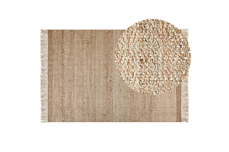 Abana Juteteppe 160x230 cm - Beige - Sisaltepper - Jutematter & hampematter