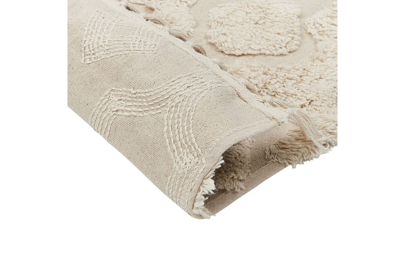 Aksaray Bomullsteppe 160x230 cm - Beige - Bomullstepper