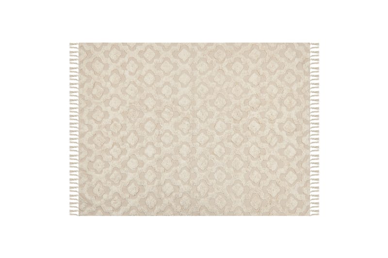 Aksaray Bomullsteppe 160x230 cm - Beige - Bomullstepper