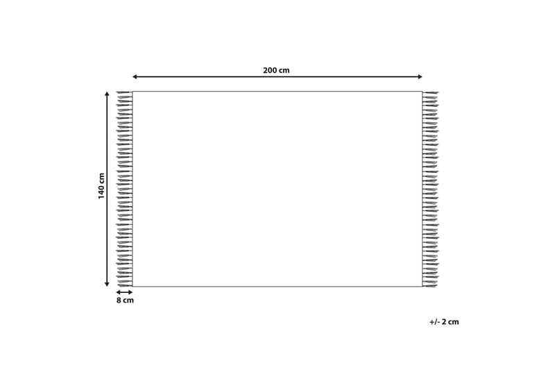 Alkent Ullteppe 140x200 cm - Svart/hvit - Tekstiler - Tepper & Matter - Moderne tepper - Ullteppe