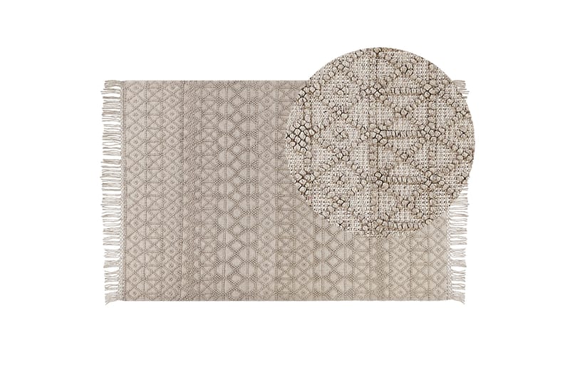 Alucra Ryeteppe 200x300 cm - Beige - Ryeteppe