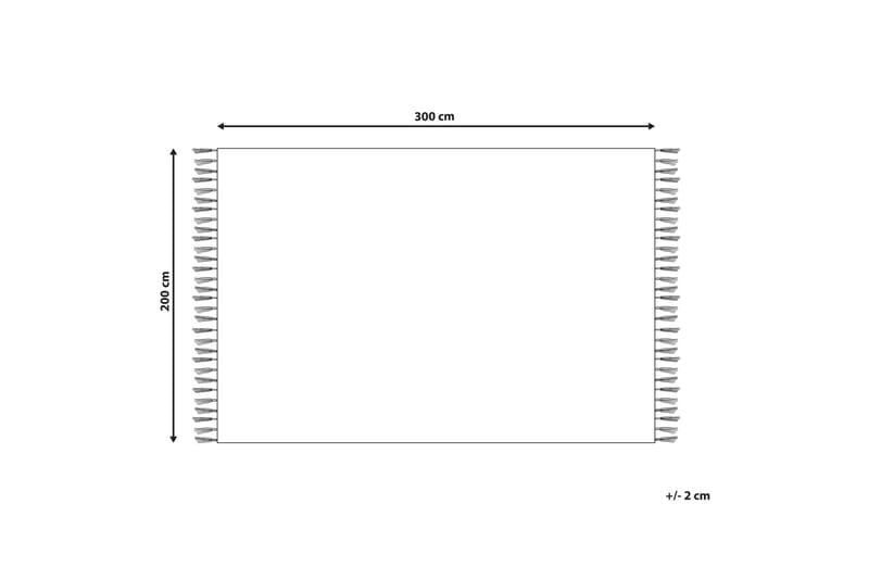 Alucra Ryeteppe 200x300 cm - Beige - Tekstiler - Tepper & Matter - Moderne tepper - Ryeteppe