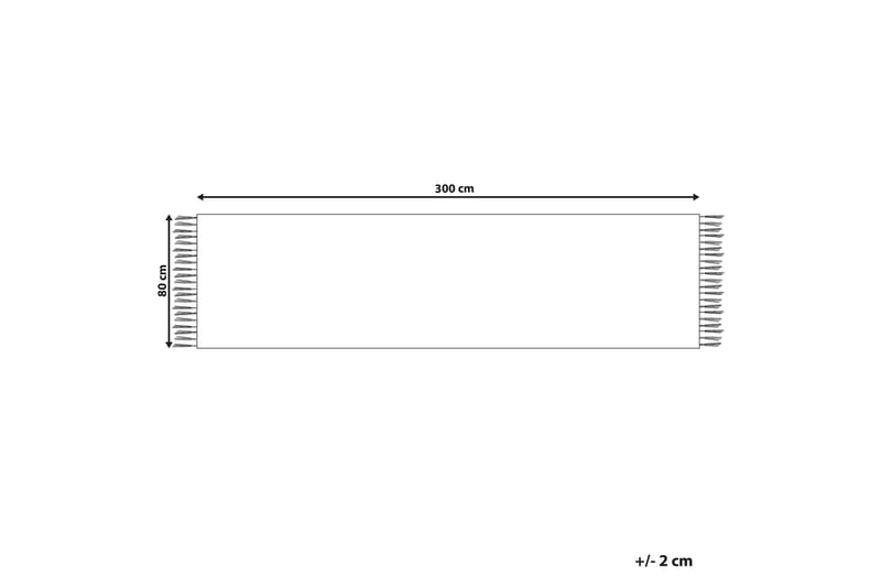 Aparan Bomullsteppe 80x300 cm - Beige - Tekstiler - Tepper & Matter - Moderne tepper - Bomullstepper