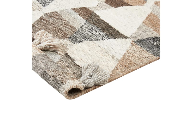 Argavand Ullteppe 200x300 cm - Beige - Ullteppe