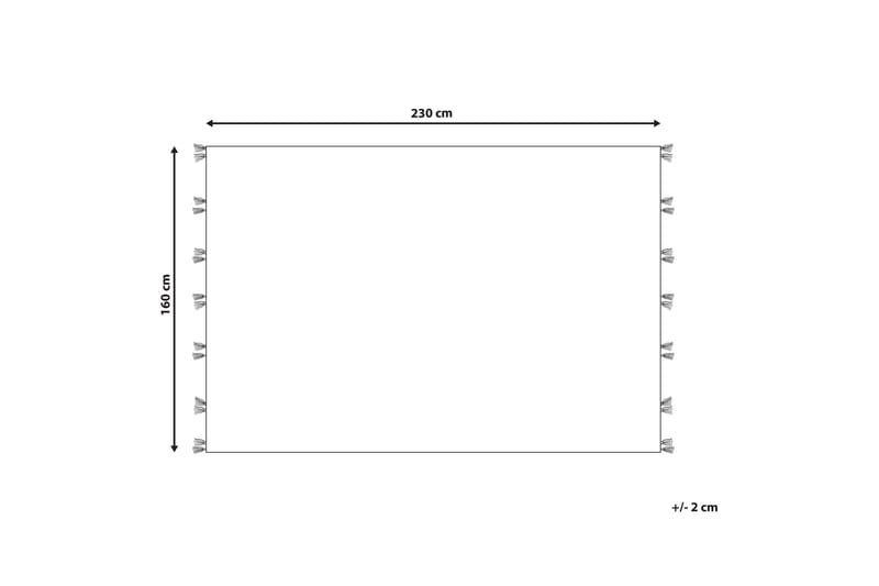 Arzakan Ullteppe 160x230 cm - Rød - Tekstiler - Tepper & Matter - Moderne tepper - Ullteppe