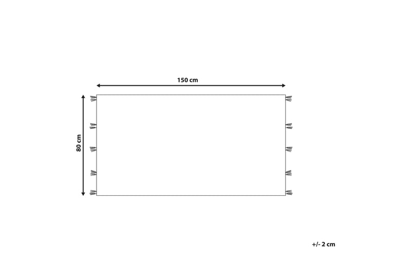 Arzakan Ullteppe 80x150 cm - Rød - Tekstiler - Tepper & Matter - Moderne tepper - Ullteppe