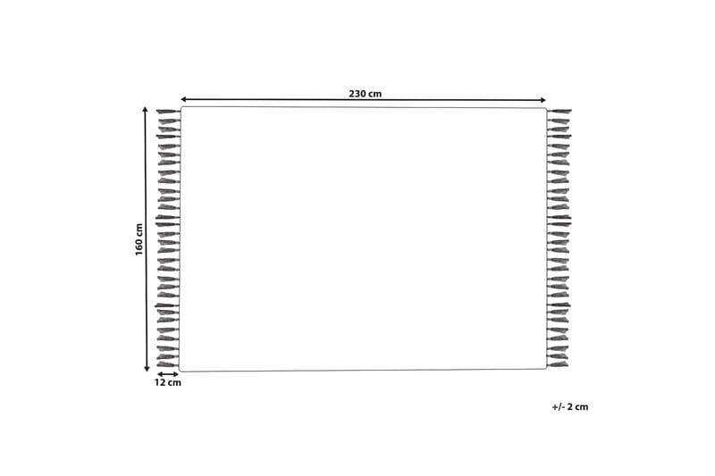 Bademli Ryeteppe 160x230 cm - Grønn - Tekstiler - Tepper & Matter - Moderne tepper - Ryeteppe