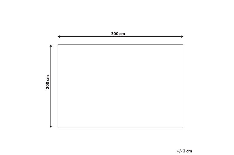 Binnisz Ryeteppe 200x300 cm - Rød - Tekstiler - Tepper & Matter - Moderne tepper - Ryeteppe