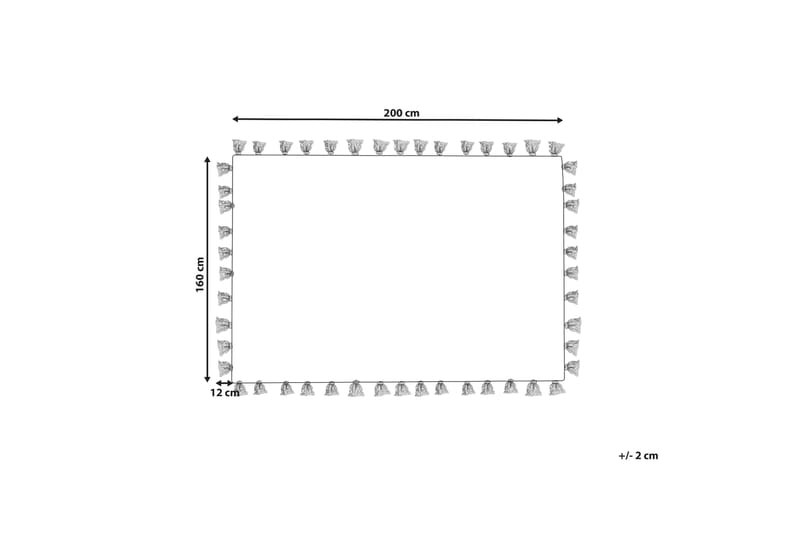 Bulcuk Bomullsteppe 160x230 cm - Beige - Tekstiler - Tepper & Matter - Moderne tepper - Bomullstepper