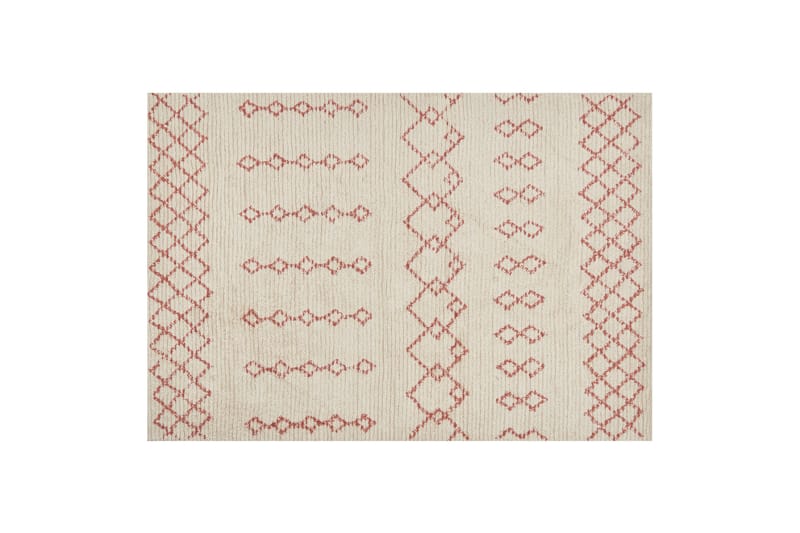 Buxar Ryeteppe 140x200 cm - Beige - Bomullstepper