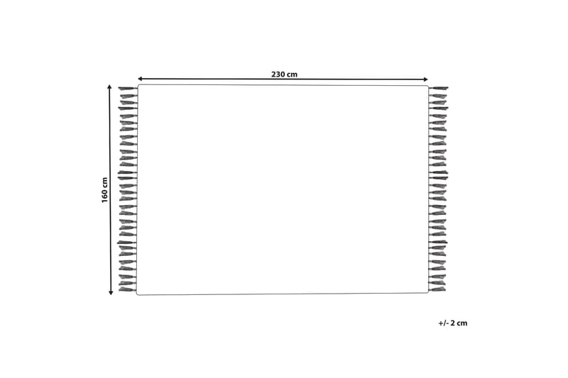 Darende Ullteppe 160x230 cm - Beige - Ullteppe