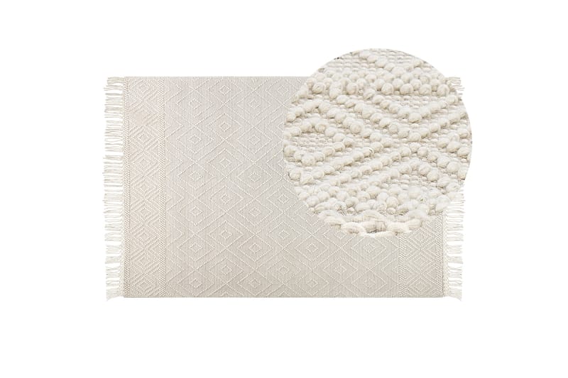 Darende Ullteppe 160x230 cm - Beige - Ullteppe