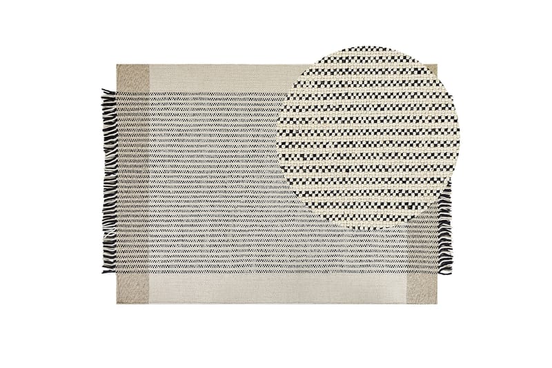 Divarli Ullteppe 140x200 cm - Beige - Ullteppe