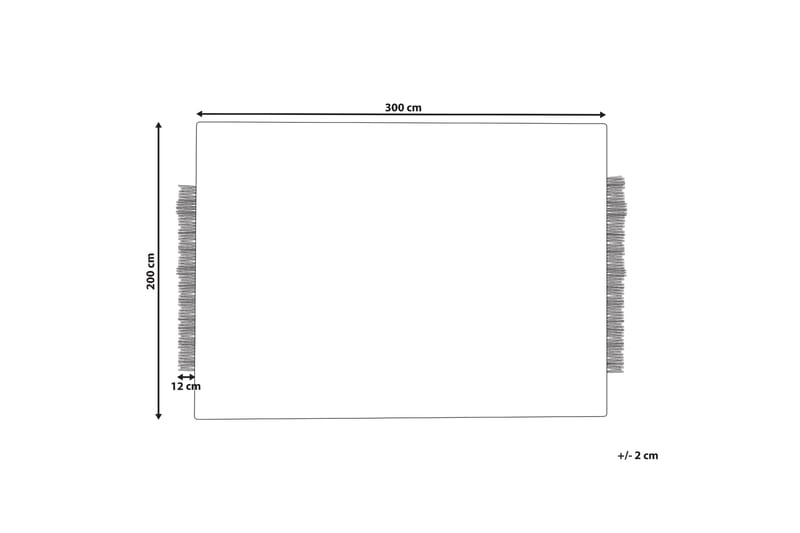 Divarli Ullteppe 200x300 cm - Beige - Ullteppe