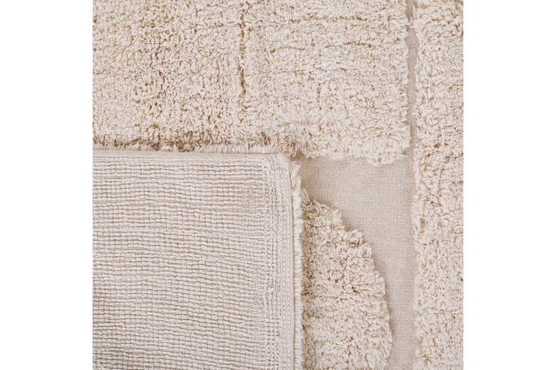 Diyadin Bomullsteppe 160x230 cm - Beige - Bomullstepper