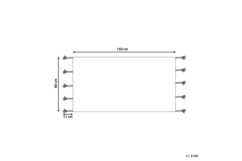 Duzce Ryeteppe 80x150 cm - Beige - Ryeteppe