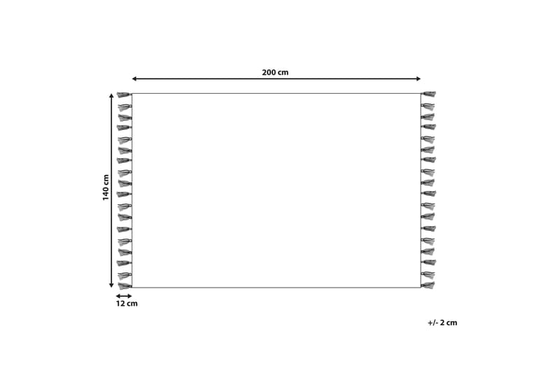 Eskisehir Bomullsteppe 140x200 cm - Beige - Tekstiler - Tepper & Matter - Moderne tepper - Bomullstepper