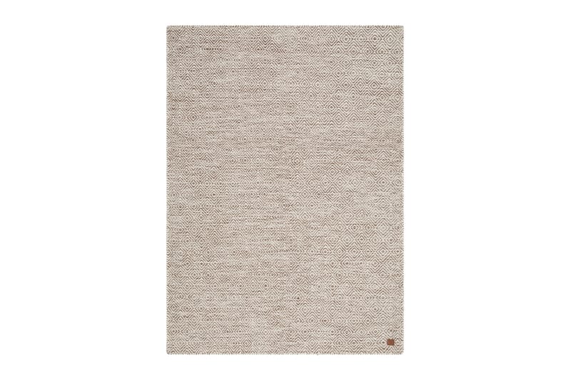 Gåsöga Ullteppe 140x200 cm Rektangulær - Beige - Tekstiler - Tepper & Matter - Moderne tepper - Ullteppe