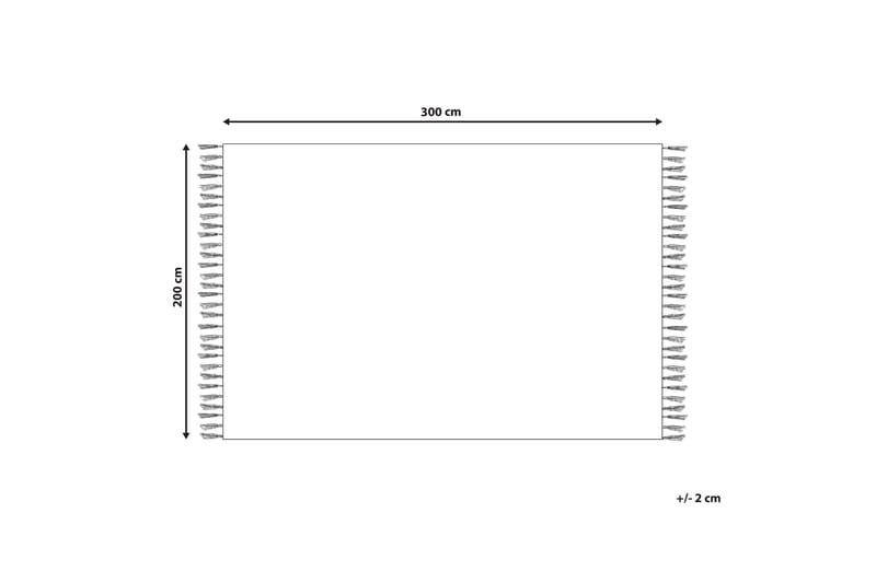 Gandzak Bomullsteppe 200x300 cm - Blå - Tekstiler - Tepper & Matter - Moderne tepper - Bomullstepper